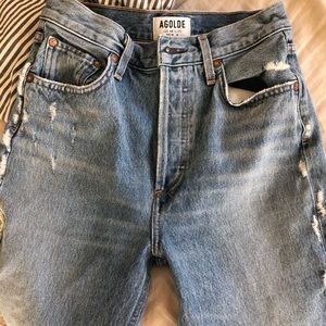 Agolde jeans size 24 high wasted